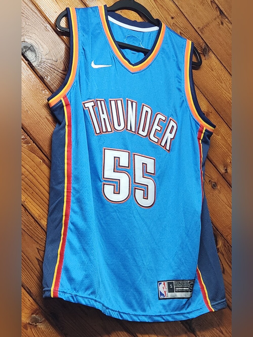 NWOT Isaiah Hartenstein Oklahoma City Thunder 2025 NBA Finals Blue Jersey